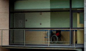 Vista de un residencia de ancianos en Mataró (Barcelona). EFE/ Enric Fontcuberta