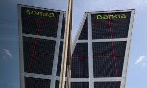 Sede de Bankia, en una de las Torres Kio de Madrid. REUTERS