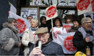 Imagen de archivo de una manifestación de la plataforma STOP desahucios. EFE