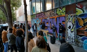 Desalojo en el Raval. /Unitat Contra el Feixisme i el Racisme