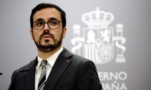 El ministro de Consumo, Alberto Garzón, ofrece una rueda de prensa sobre los resultados del estudio de Vigilancia del Crecimiento, Alimentación, Actividad Física, Desarrollo Infantil y Obesidad en España.