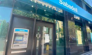 Una oficina del Banco Sabadell en Madrid. E.P./Eduardo Parra