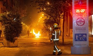 Protestas contra las medidas aplicadas contra el covid-19 en Logroño.