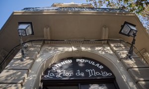 Façana de l'ateneu popular Flor de maig.