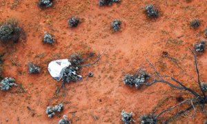 Aterriza una cápsula espacial con pistas sobre el origen del Sistema Solar.