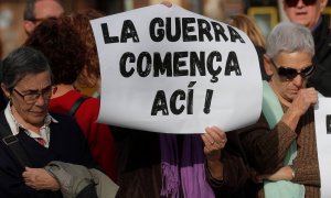 Protestas en Sagunto contra barco saudí