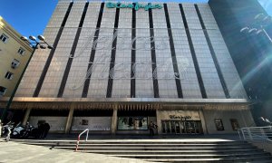 La fachada del centro comercial de El Corte Inglés de la calle Preciados, en Madrid. E.P./Eduardo Parra