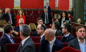 Los presos del 'procés' en el Tribunal Supremo.