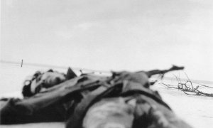 Foto de un guerrillero tomada por Federico Fernández Ackermann en Nicaragua en 1986.