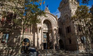 Fachada del Tribunal Superior de Justicia de Catalunya.