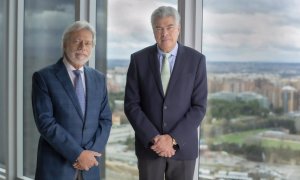 Los mexicanos Luis y Mauricio Amodio, presidente y consejero de OHL.