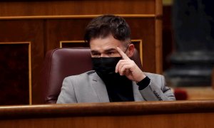 El portavoz de ERC en el Congreso, Gabriel Rufián.