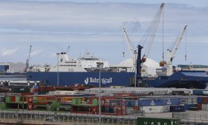 Barco de la naviera Bahri