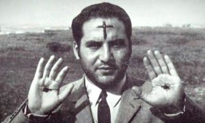 Clemente, fundador de la Iglesia palmariana y autoproclamado papa, con sus estigmas.