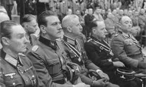 Otto Skorzeny en un acto del Partido Nazi en Berlín el 3 de octubre de 1943.