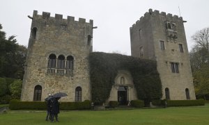 Pazo de Meirás el día de su devolución al Estado, en Sada, A Coruña, Galicia, (España), a 10 de diciembre de 2020.