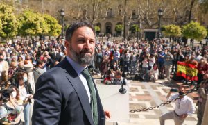 Santiago Abascal, este miércoles en Sevilla