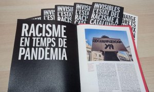 Una imatge de l'informe anual de SOS Racisme corresponent al 2020.