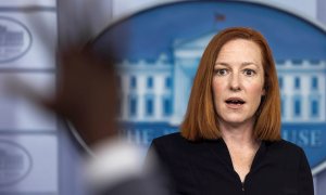 La portavoz de la Casa Blanca, Jen Psaki.