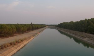 Una imatge del transvassament Tajo-Segura.