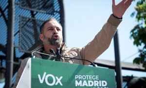 El presidente de Vox, Santiago Abascal.