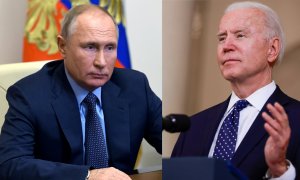 Imágenes de archivo de Putin y Biden, presidentes de Rusia y EEUU respectivamente. - Reuters