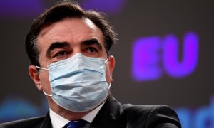 El vicepresidente responsable de Migración, el griego conservador Margaritis Schinas.