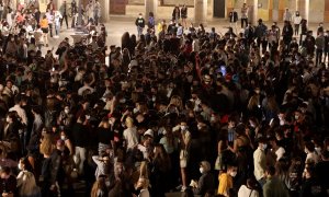 Imagen de la Plaza Mayor de Salamanca tras el fin del estado de alarma.