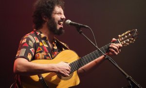 El Kanka en el seu concert a la sala Barts.