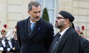 Felipe VI y el rey de Marruecos