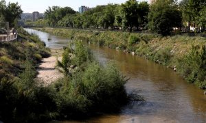 Parte del tramo del río Manzanares que ha sido regenerado, en una imagen de archivo.