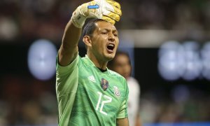 El portero de la selección mexicana Rodolfo Cota.