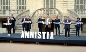 Acte unitari dels presos polítics per l'amnistia l'1 de febrer passat.