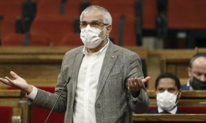 El líder de Cs en el Parlament, Carlos Carrizosa.