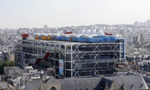 Vista del edificio del museo Centro Georges Pompidou, en París, tras su reapertura, en julio de 2107. AFP/François Guillot