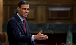 30/06/2021.- El presidente del Gobierno, Pedro Sánchez, comparece este miércoles en el Pleno del Congreso para explicar los indultos a los líderes independentistas e informar de la situación política y económica, así como de los últimos consejos europeos