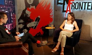 La ministra de Igualdad, Irene Montero, en el programa 'En la Frontera', de Público TV este 30 de junio de 2021.