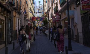 Barrio de Chueca durante la celebración del Día Internacional del Orgullo LGTBI. Foto de archivo.