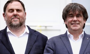 Carles Puigdemont y Oriol Junqueras.