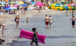 Playa turistas