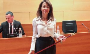 Imagen de archivo de Raquel Sánchez Jiménez tras ser elegida alcaldesa de Gavà. - Ajuntament de Gavà