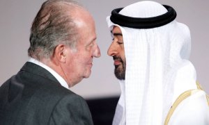 Juan Carlos I y Mohamed bin Zayed al Nahayan