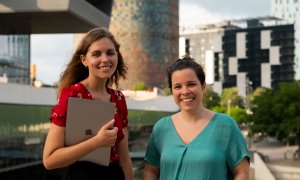 Elisa Pont (esquerra) i Alba Fdez. Candial (dreta).