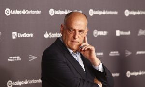 El presidente de la LaLiga, Javier Tebas. E.P.