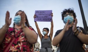 Concentración en Madrid para exigir el Pacto de Estado contra la Violencia de Género