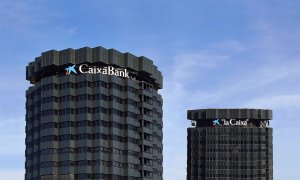 Sede de CaixaBank en Barcelona.