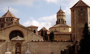 Una imatge del monestir de Poblet.