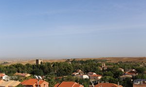 Panorámica de Batres (Madrid), el pueblo que no quiere pagar la luz hasta que los precios bajen.