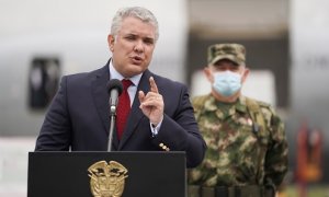 Fotografía de archivo del presidente de Colombia, Iván Duque.