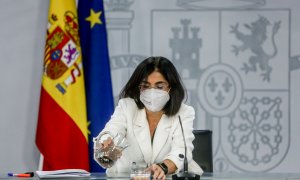 La ministra de Sanidad, Carolina Darias